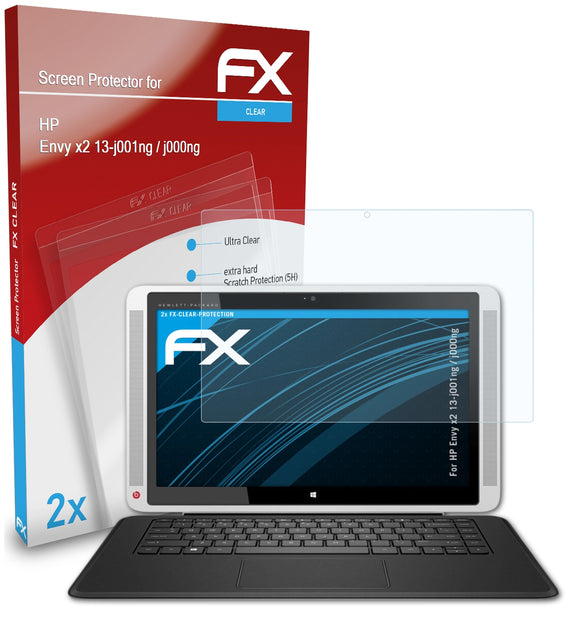 atFoliX FX-Clear Schutzfolie für HP Envy x2 13-j001ng / j000ng