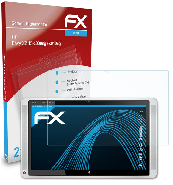 atFoliX FX-Clear Schutzfolie für HP Envy X2 15-c000ng / c010ng