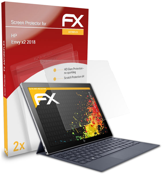 atFoliX FX-Antireflex Displayschutzfolie für HP Envy x2 (2018)