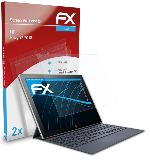 atFoliX FX-Clear Schutzfolie für HP Envy x2 (2018)