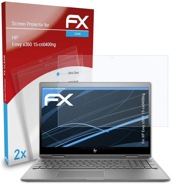 atFoliX FX-Clear Schutzfolie für HP Envy x360 15-cn0400ng