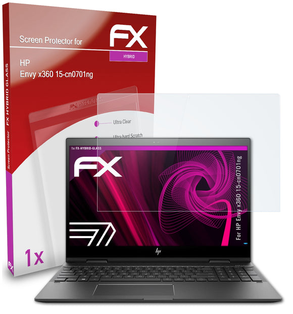 atFoliX FX-Hybrid-Glass Panzerglasfolie für HP Envy x360 15-cn0701ng