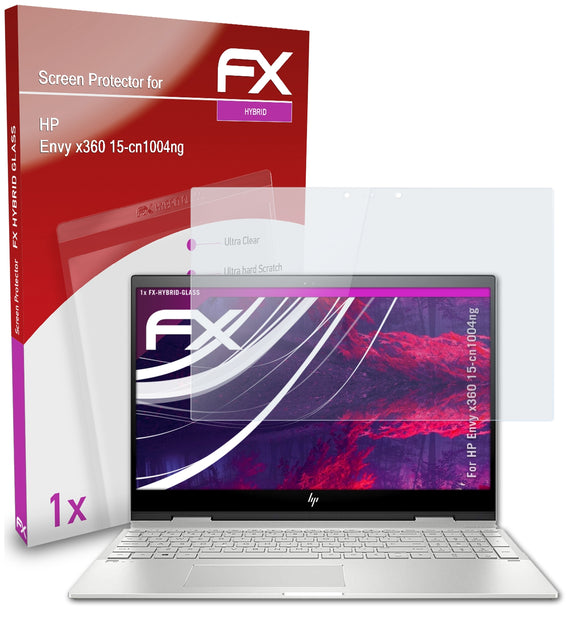 atFoliX FX-Hybrid-Glass Panzerglasfolie für HP Envy x360 15-cn1004ng