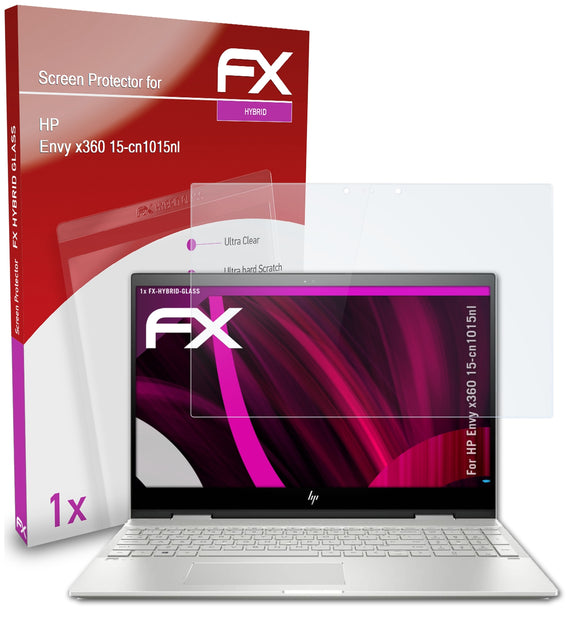 atFoliX FX-Hybrid-Glass Panzerglasfolie für HP Envy x360 15-cn1015nl