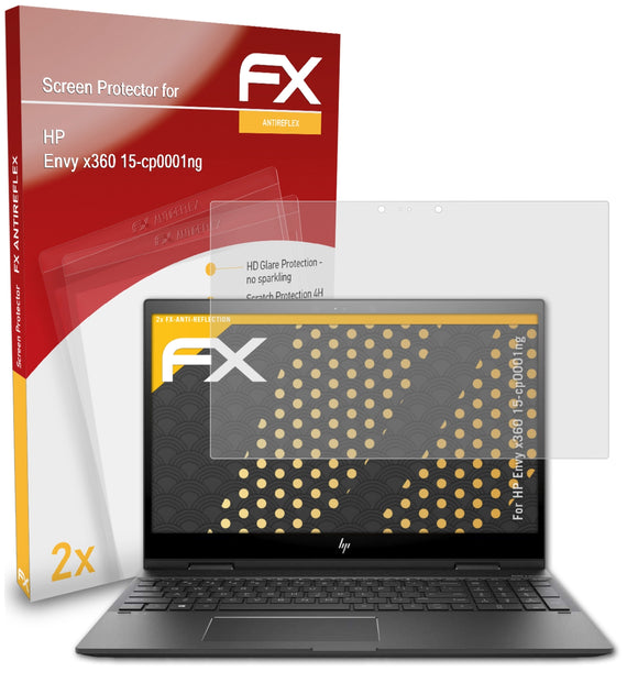 atFoliX FX-Antireflex Displayschutzfolie für HP Envy x360 15-cp0001ng