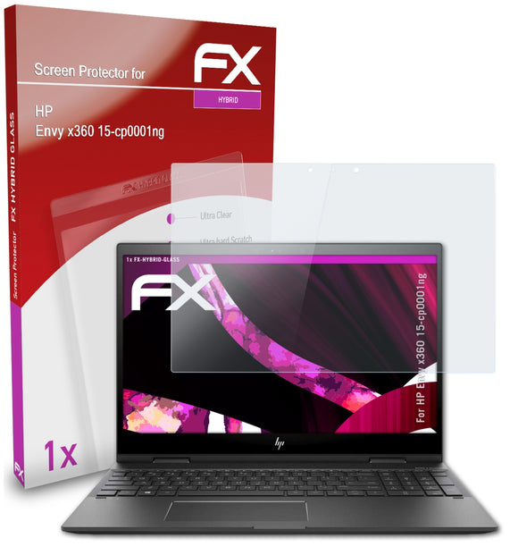 atFoliX FX-Hybrid-Glass Panzerglasfolie für HP Envy x360 15-cp0001ng