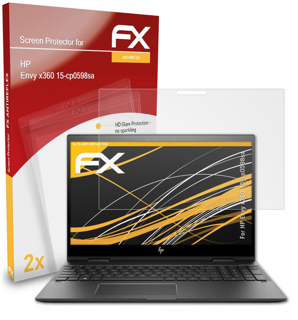 atFoliX FX-Antireflex Displayschutzfolie für HP Envy x360 15-cp0598sa