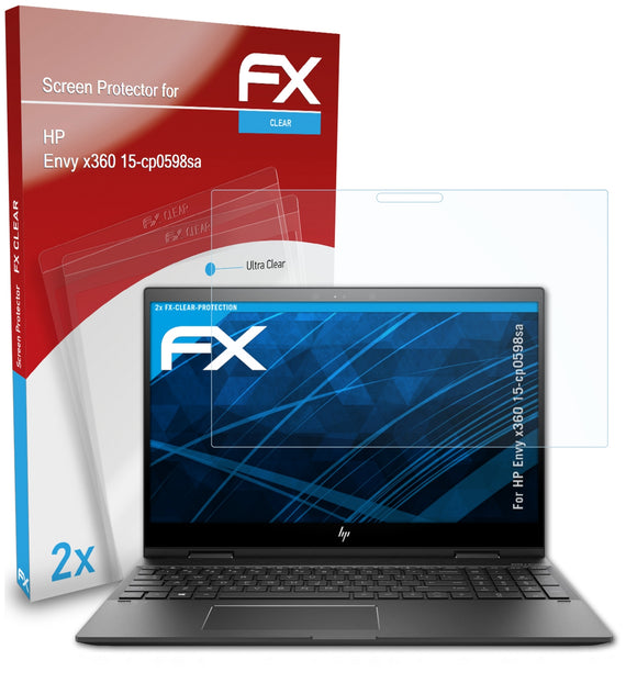 atFoliX FX-Clear Schutzfolie für HP Envy x360 15-cp0598sa