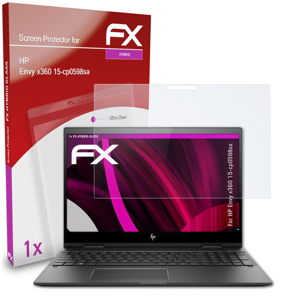 atFoliX FX-Hybrid-Glass Panzerglasfolie für HP Envy x360 15-cp0598sa