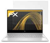 Panzerfolie atFoliX kompatibel mit HP Envy x360 15-dr0006ng, entspiegelnde und stoßdämpfende FX (2X)