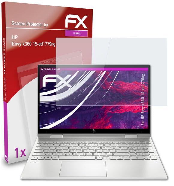 atFoliX FX-Hybrid-Glass Panzerglasfolie für HP Envy x360 (15-ed1779ng)