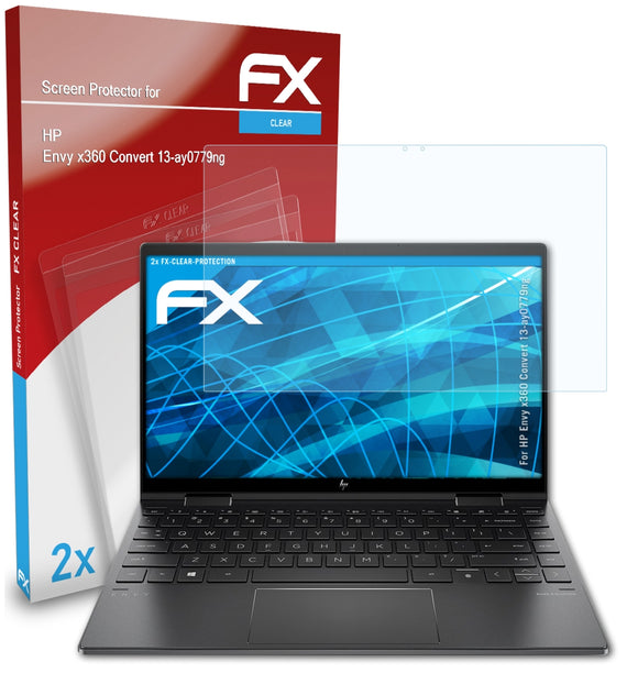 atFoliX FX-Clear Schutzfolie für HP Envy x360 Convert (13-ay0779ng)