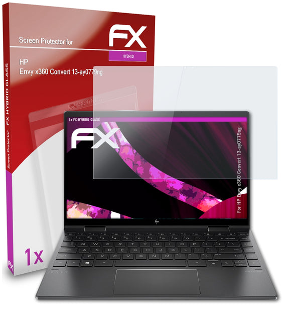 atFoliX FX-Hybrid-Glass Panzerglasfolie für HP Envy x360 Convert (13-ay0779ng)