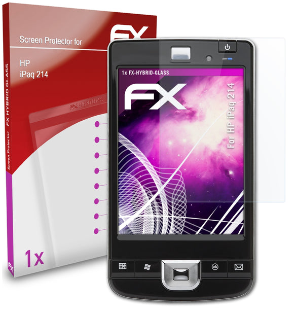 atFoliX FX-Hybrid-Glass Panzerglasfolie für HP iPaq 214