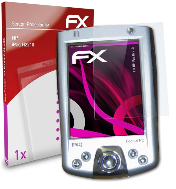 atFoliX FX-Hybrid-Glass Panzerglasfolie für HP iPaq H2210