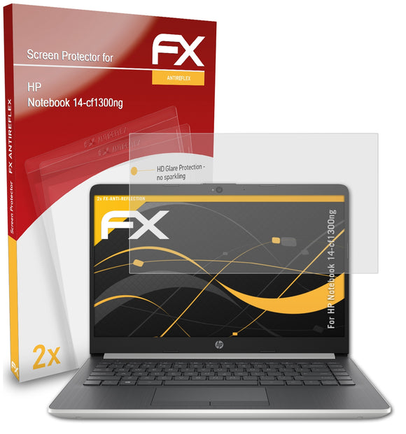 atFoliX FX-Antireflex Displayschutzfolie für HP Notebook 14-cf1300ng