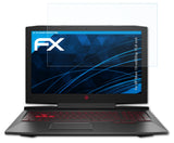 Schutzfolie atFoliX kompatibel mit HP Omen 15-ce032ng 15,6 inch, ultraklare FX (2X)