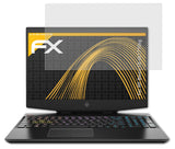 Panzerfolie atFoliX kompatibel mit HP Omen 15-dh1770ng, entspiegelnde und stoßdämpfende FX (2X)