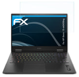 Schutzfolie atFoliX kompatibel mit HP Omen 15-ek0456ng, ultraklare FX (2X)