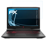 Schutzfolie atFoliX kompatibel mit HP Omen 17-an034ng 17,3 inch, ultraklare FX (2X)