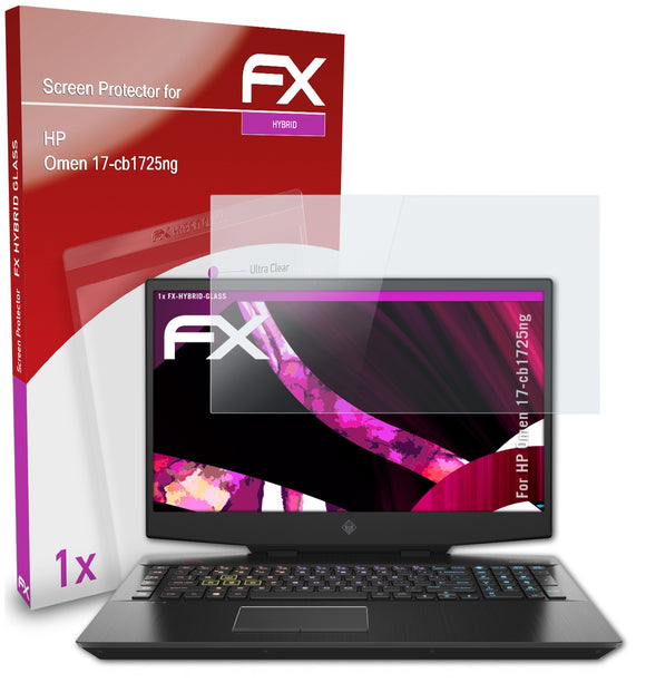 atFoliX FX-Hybrid-Glass Panzerglasfolie für HP Omen 17-cb1725ng