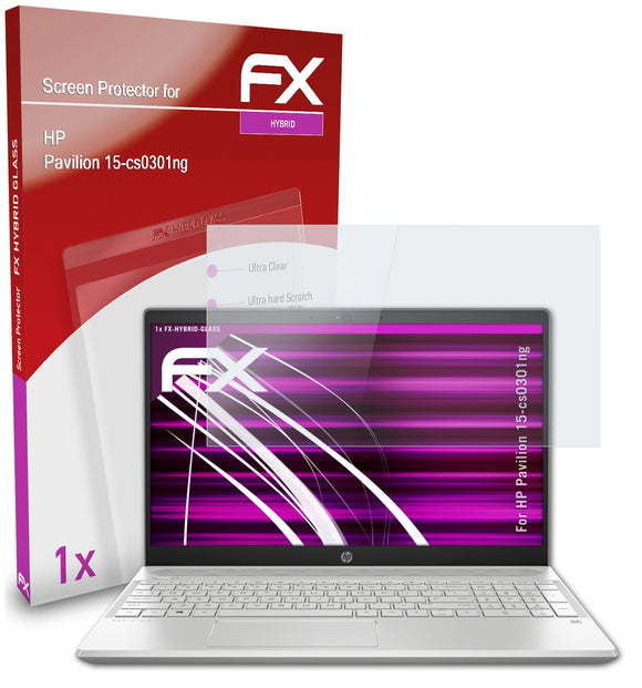 atFoliX FX-Hybrid-Glass Panzerglasfolie für HP Pavilion 15-cs0301ng