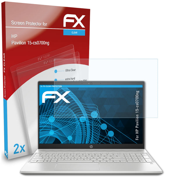 atFoliX FX-Clear Schutzfolie für HP Pavilion 15-cs0700ng