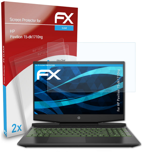 atFoliX FX-Clear Schutzfolie für HP Pavilion 15-dk1710ng