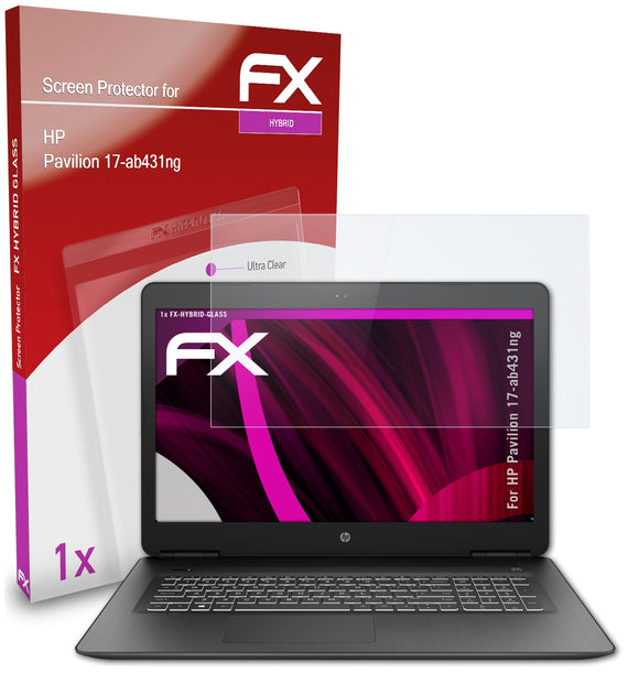 atFoliX FX-Hybrid-Glass Panzerglasfolie für HP Pavilion 17-ab431ng