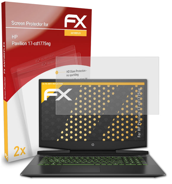 atFoliX FX-Antireflex Displayschutzfolie für HP Pavilion 17-cd1775ng