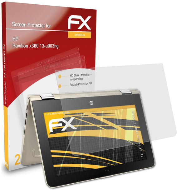 atFoliX FX-Antireflex Displayschutzfolie für HP Pavilion x360 (13-u003ng)