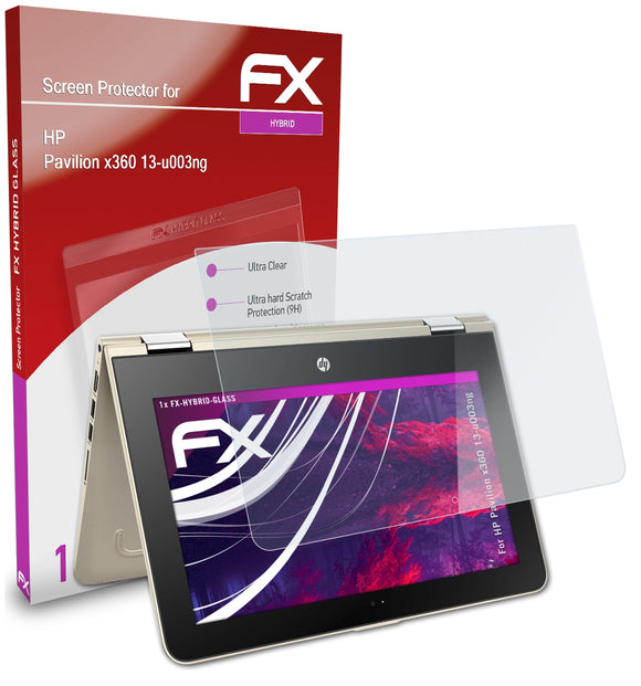 atFoliX FX-Hybrid-Glass Panzerglasfolie für HP Pavilion x360 (13-u003ng)