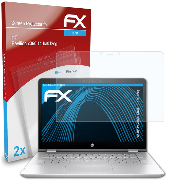atFoliX FX-Clear Schutzfolie für HP Pavilion x360 14-ba012ng