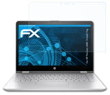 Schutzfolie atFoliX kompatibel mit HP Pavilion x360 14-ba017ng, ultraklare FX (2X)