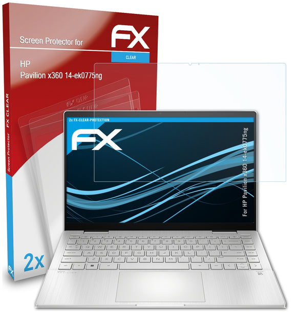 atFoliX FX-Clear Schutzfolie für HP Pavilion x360 14-ek0775ng