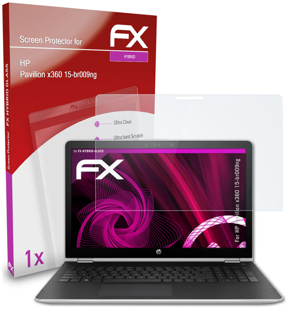 atFoliX FX-Hybrid-Glass Panzerglasfolie für HP Pavilion x360 15-br009ng