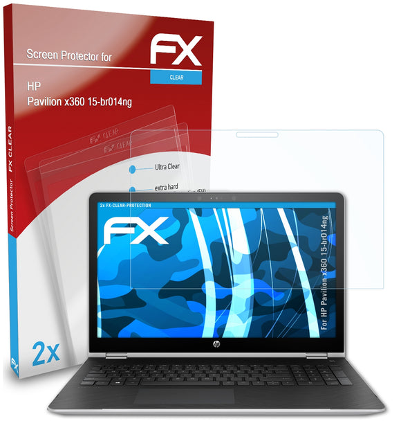 atFoliX FX-Clear Schutzfolie für HP Pavilion x360 15-br014ng