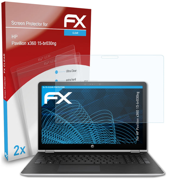 atFoliX FX-Clear Schutzfolie für HP Pavilion x360 15-br030ng