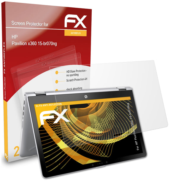 atFoliX FX-Antireflex Displayschutzfolie für HP Pavilion x360 15-br070ng