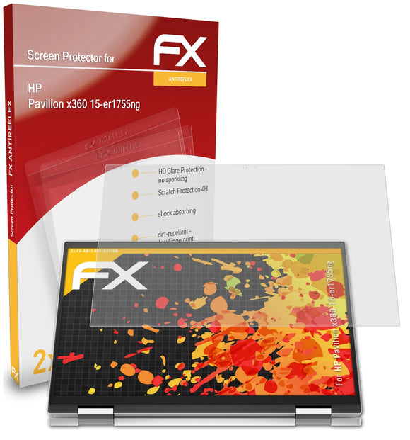 atFoliX FX-Antireflex Displayschutzfolie für HP Pavilion x360 15-er1755ng