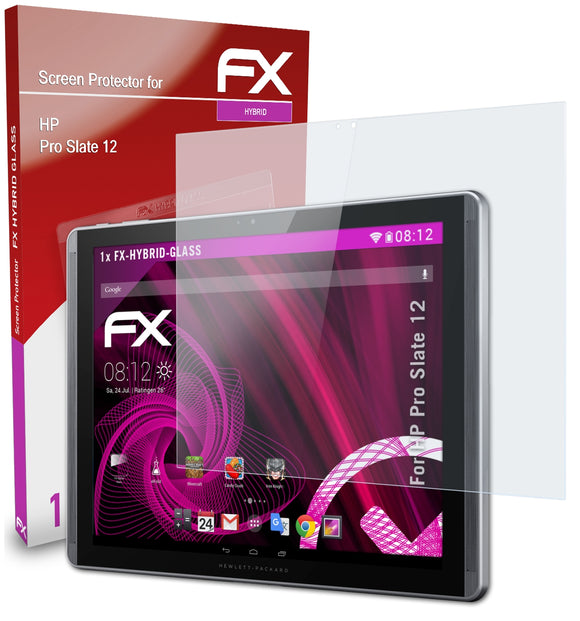 atFoliX FX-Hybrid-Glass Panzerglasfolie für HP Pro Slate 12