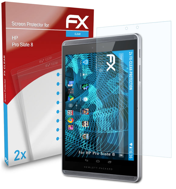 atFoliX FX-Clear Schutzfolie für HP Pro Slate 8