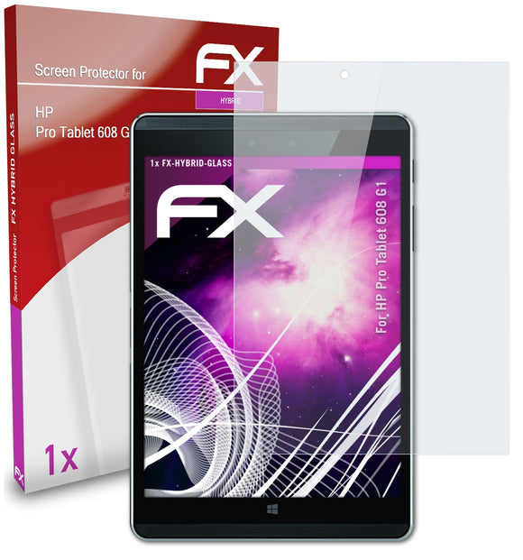 atFoliX FX-Hybrid-Glass Panzerglasfolie für HP Pro Tablet 608 G1