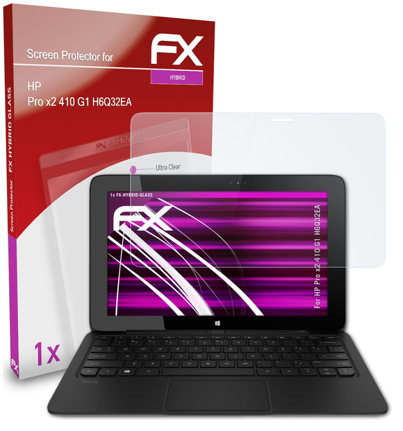 atFoliX FX-Hybrid-Glass Panzerglasfolie für HP Pro x2 410 G1 (H6Q32EA)