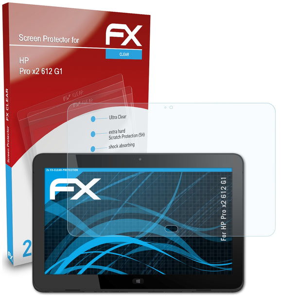 atFoliX FX-Clear Schutzfolie für HP Pro x2 612 G1