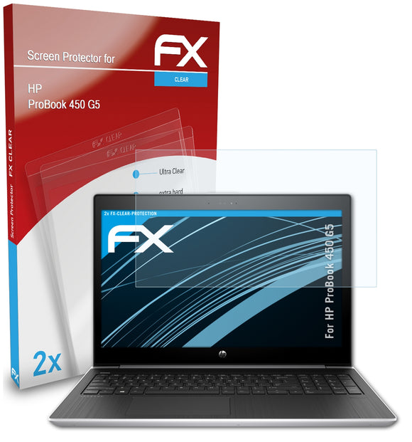 atFoliX FX-Clear Schutzfolie für HP ProBook 450 G5