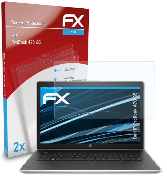 atFoliX FX-Clear Schutzfolie für HP ProBook 470 G5