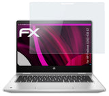 Glasfolie atFoliX kompatibel mit HP ProBook X360 435 G7, 9H Hybrid-Glass FX