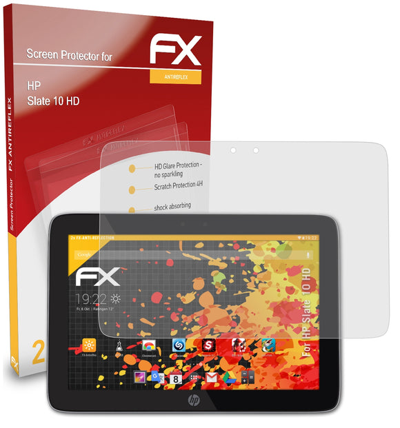 atFoliX FX-Antireflex Displayschutzfolie für HP Slate 10 HD