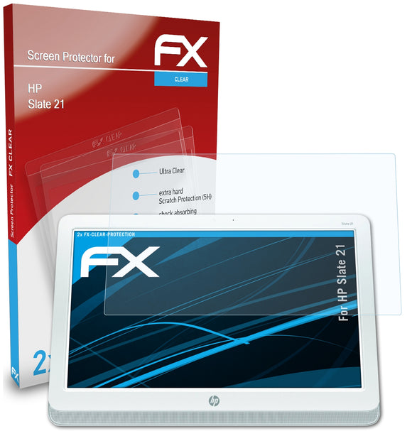 atFoliX FX-Clear Schutzfolie für HP Slate 21